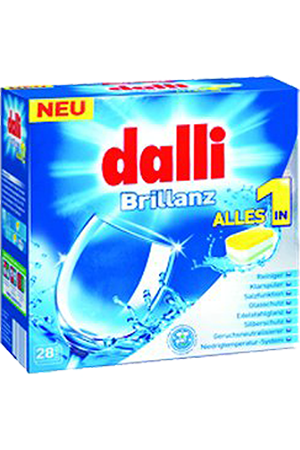 Dalli Brillanz mosogatógép tabletta All in 1 28 darab